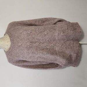 Pure Jill  Sweater Wool Blend Knit Lilac Long Sleeve Crew Neck Women XL Casual